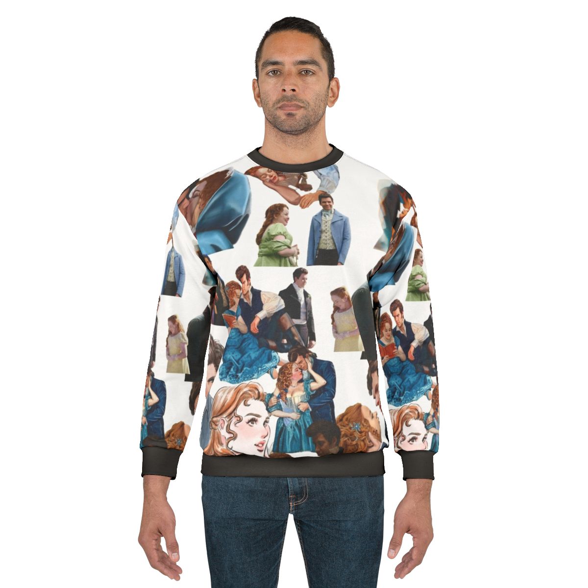 Bridgerton Penelope and Colin Polin Couple Sweatshirt