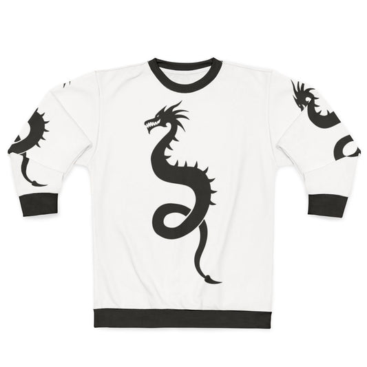 Legendary animals dragon silhouette cool sweatshirt