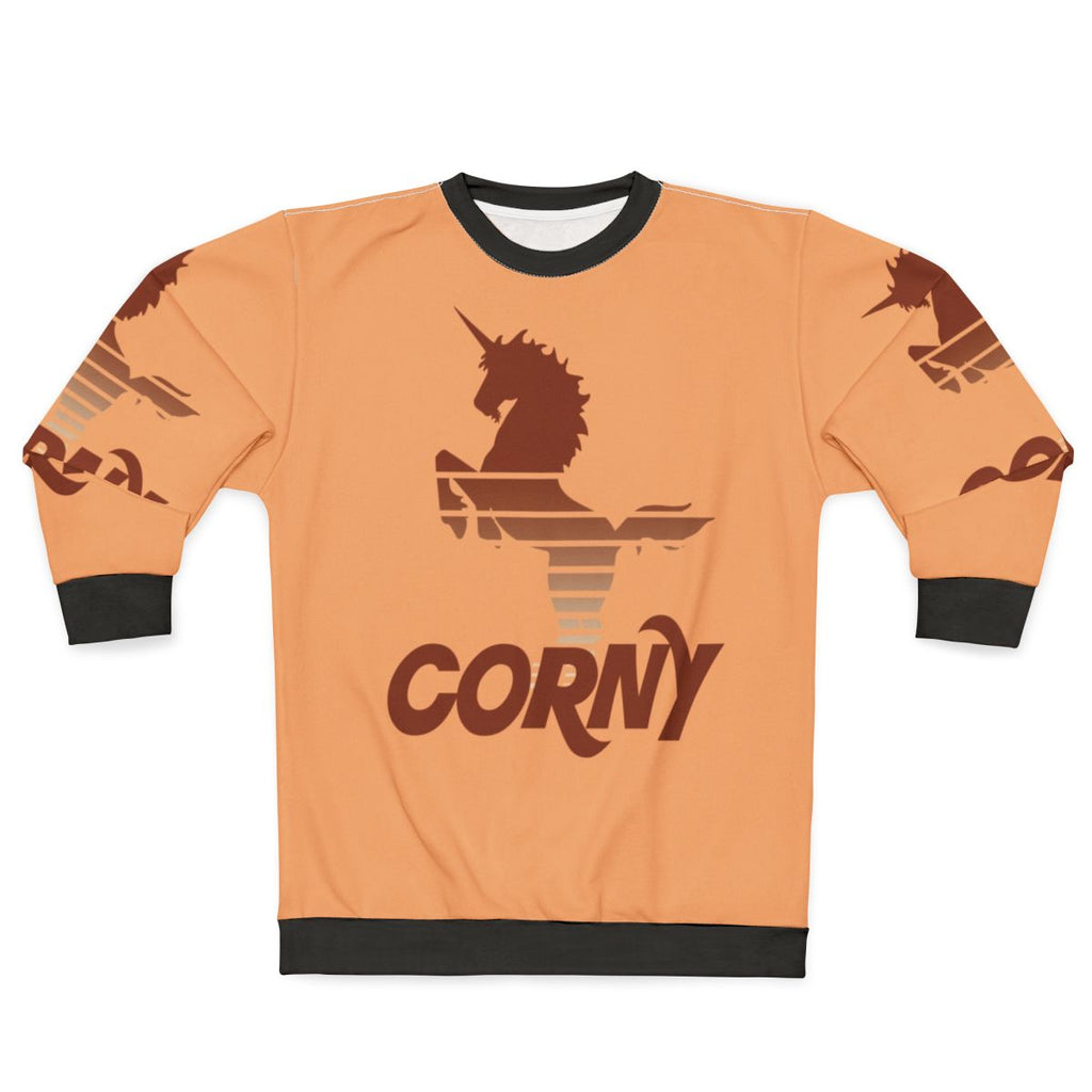 Retro unicorn corny sweatshirt