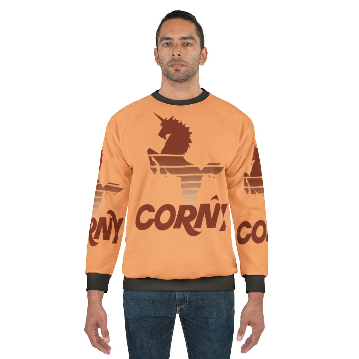 Retro unicorn corny sweatshirt