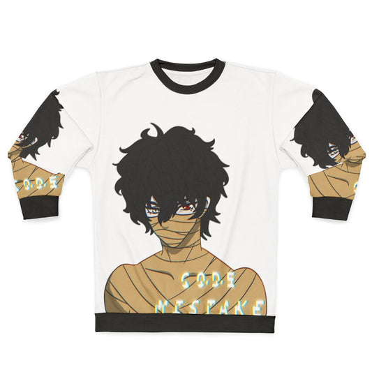 Corpse Code Mistake Sweatshirt with Anime Peeker Design