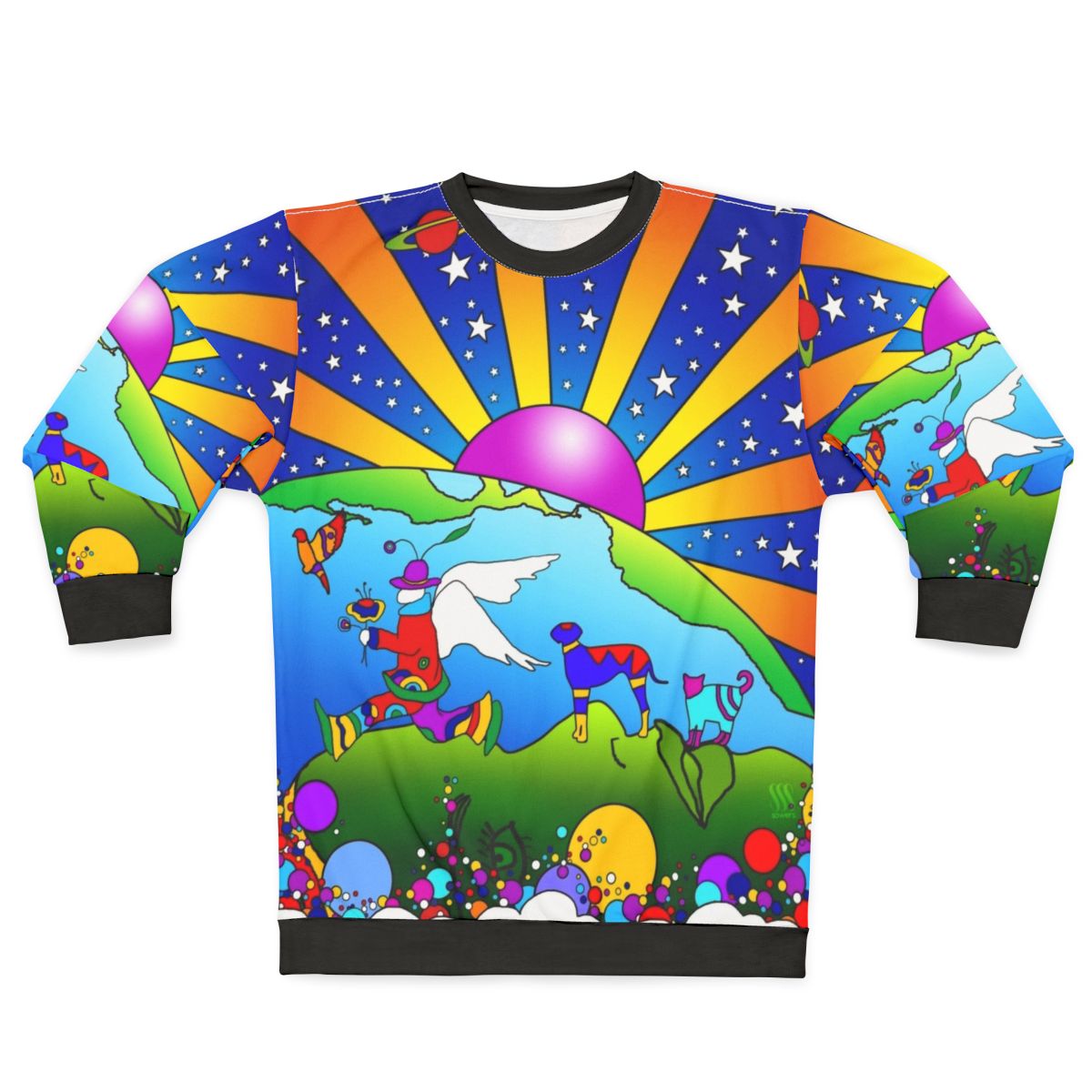 Cosmic Pet World Psychedelic Sweatshirt