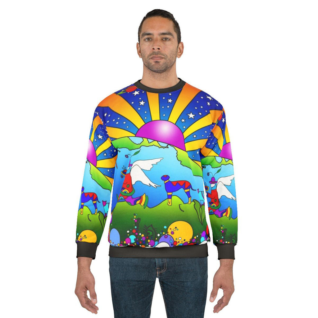 Cosmic Pet World Psychedelic Sweatshirt