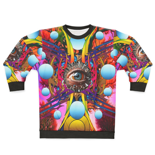 Cosmic Tree Sweatshirt featuring nature-inspired abstract design