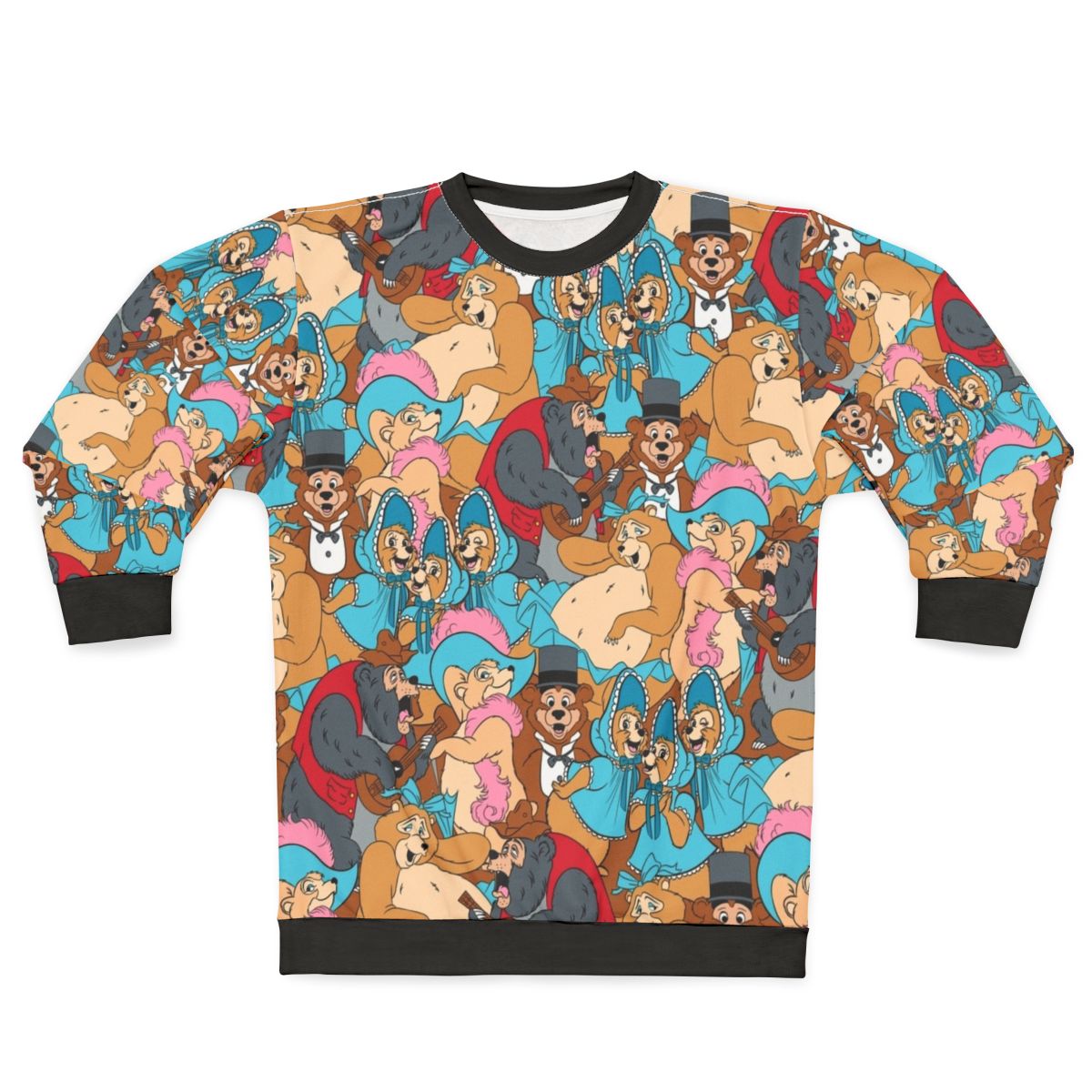 Vintage Country Bear Jamboree Pattern Sweatshirt