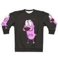 Courage the Cowardly Dog Sweatshirt with Anthropomorphic Dog