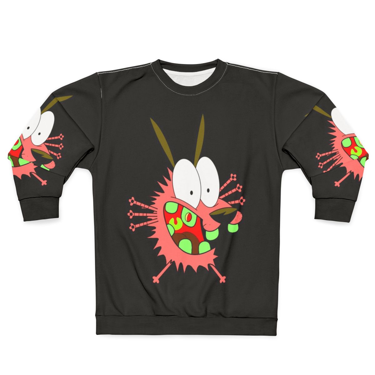 Courage The Cowardly Dog Cartoon Character Sweatshirt
