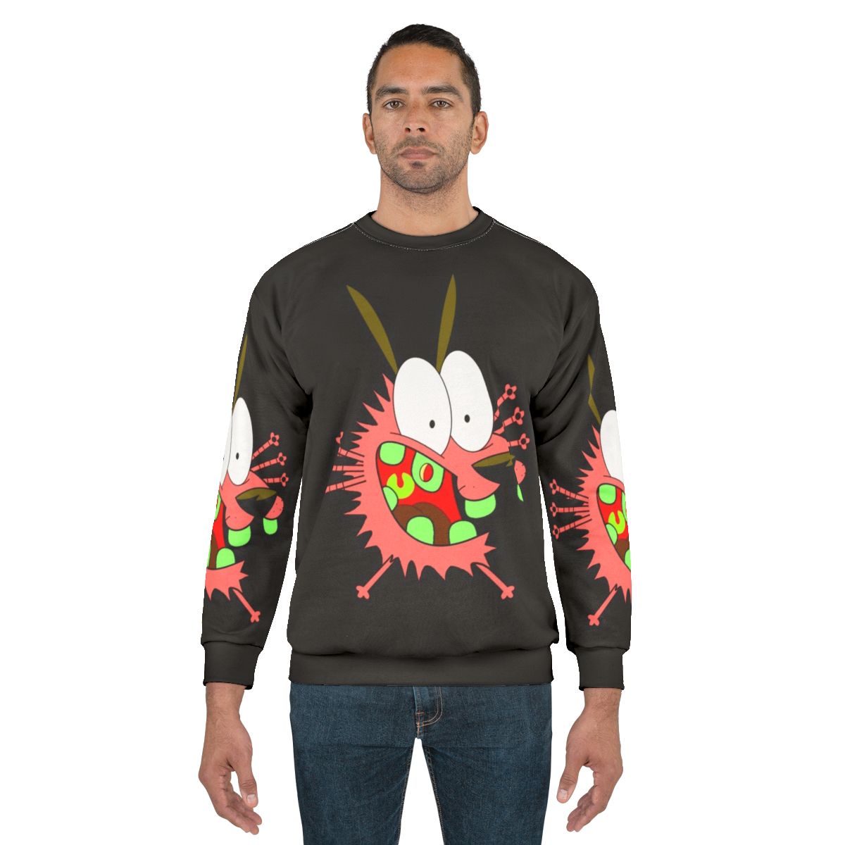 Courage The Cowardly Dog Cartoon Character Sweatshirt