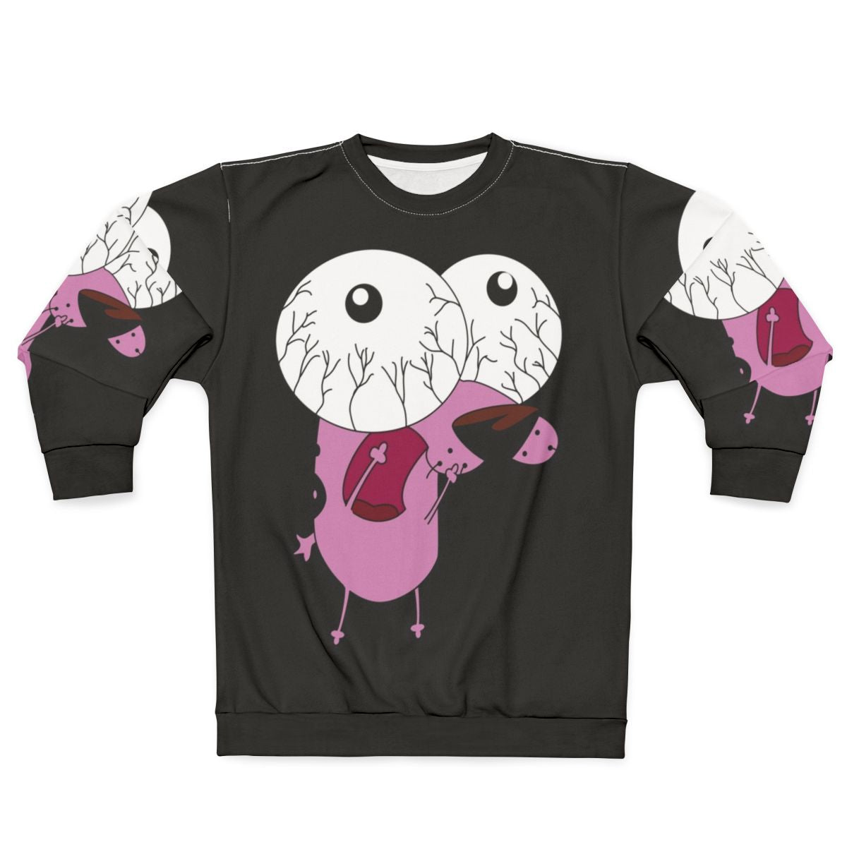 Courage The Cowardly Dog Themed Sweatshirt