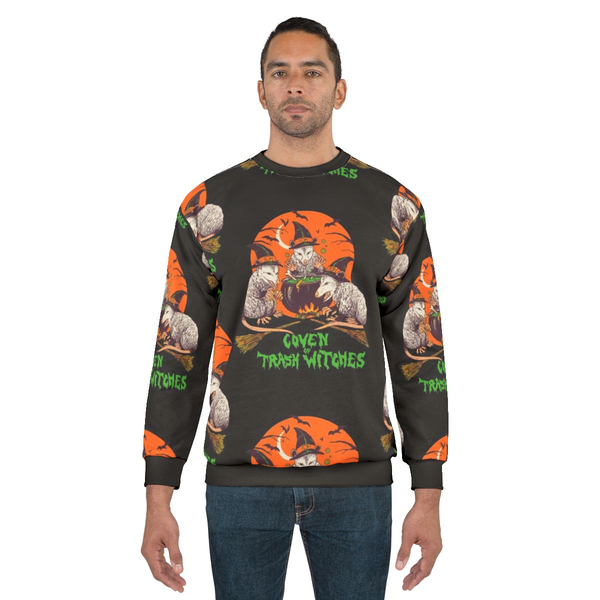 Coven of Trash Witches Halloween Sweatshirt