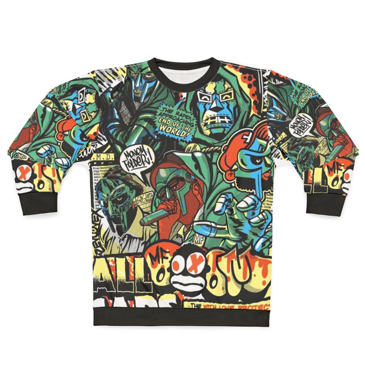 MF DOOM Minimalist Cover Comic Sweatshirt