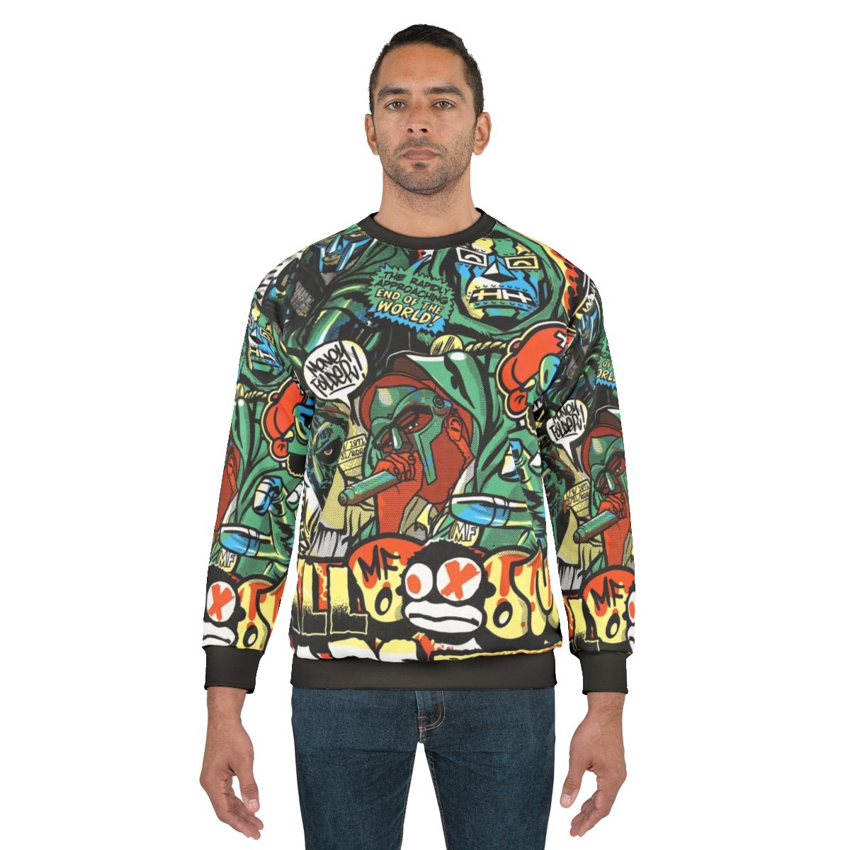 MF DOOM Minimalist Cover Comic Sweatshirt