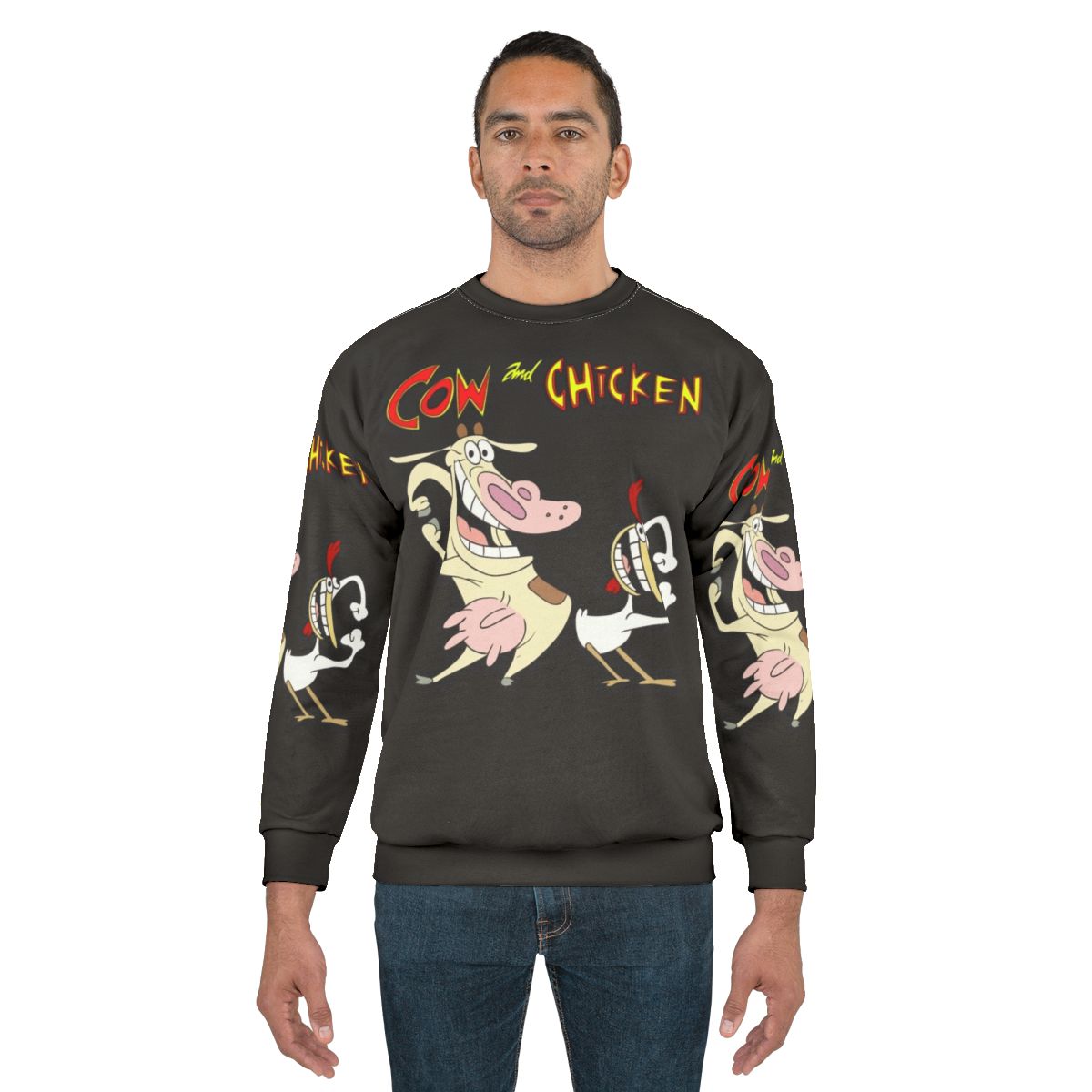 Cow and Chicken Essential Graphic Sweatshirt