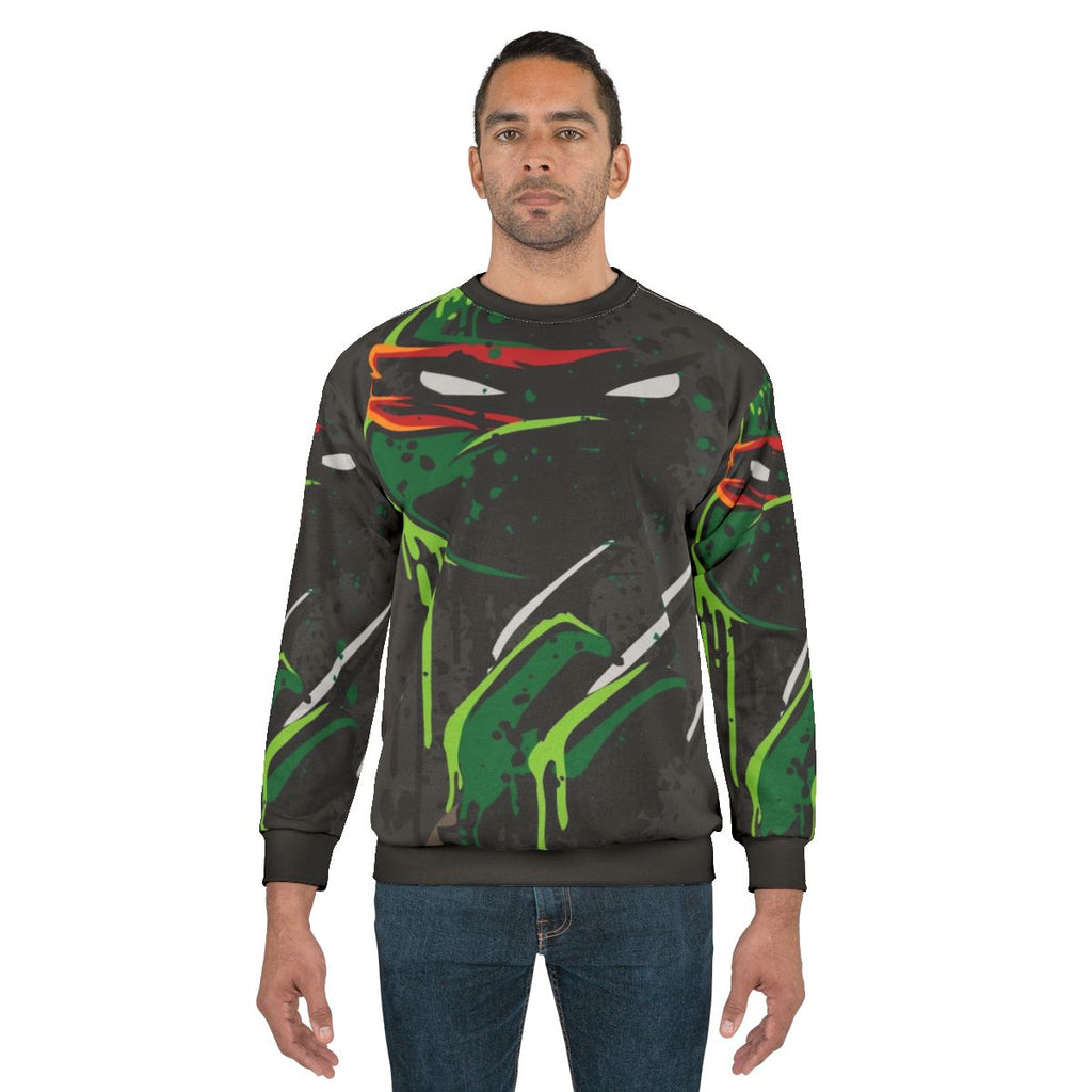 Raphael TMNT Ninja Turtle Cowabunga Sweatshirt