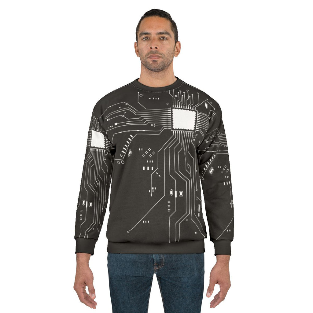 CPU Processor Circuit Diagram Sweatshirt