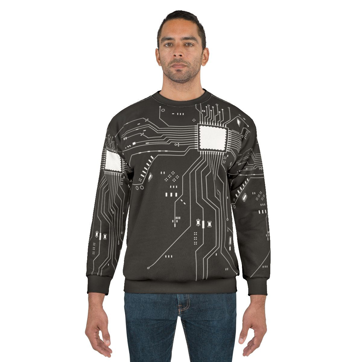 CPU Processor Circuit Diagram Sweatshirt
