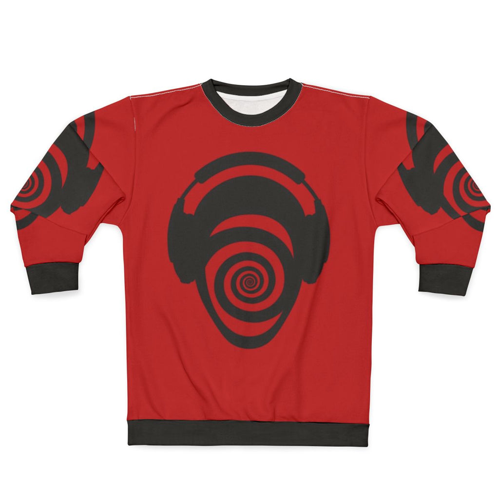 Crazy DJs Sweatshirt with music and dance inspired design