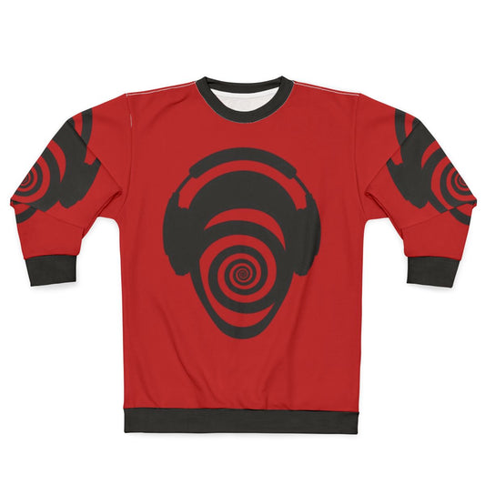 Crazy DJs Sweatshirt with music and dance inspired design