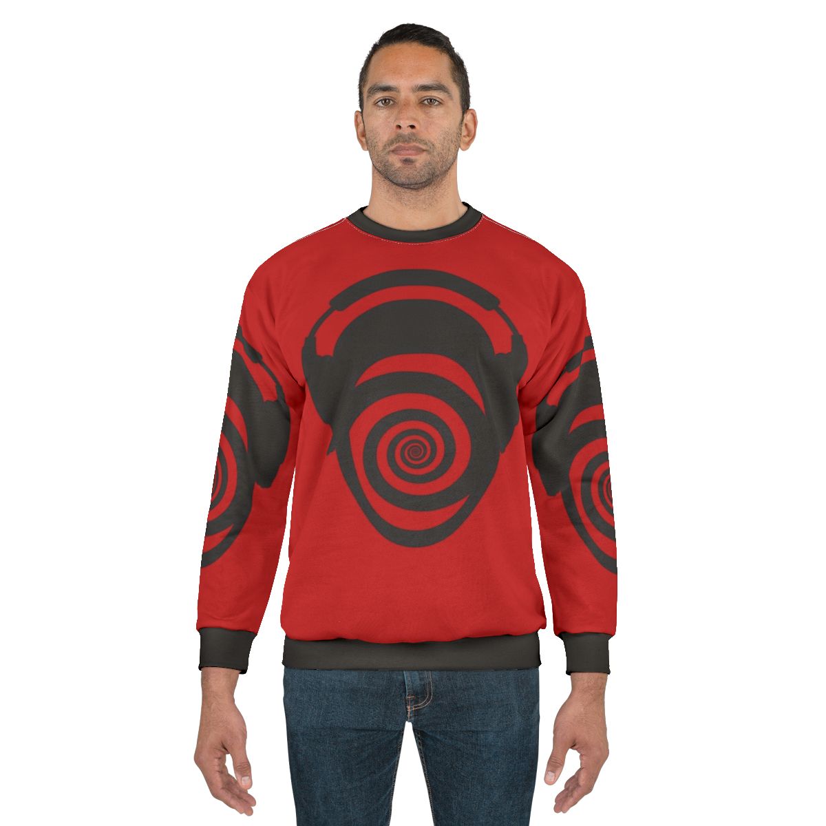 Crazy DJs Sweatshirt with music and dance inspired design
