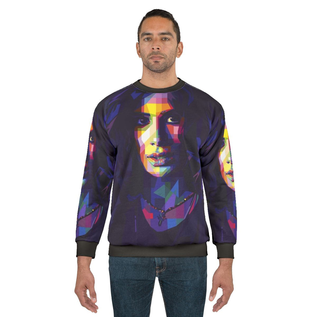 Crazy Jane DC Comics Sweatshirt with Pop Art Portrait