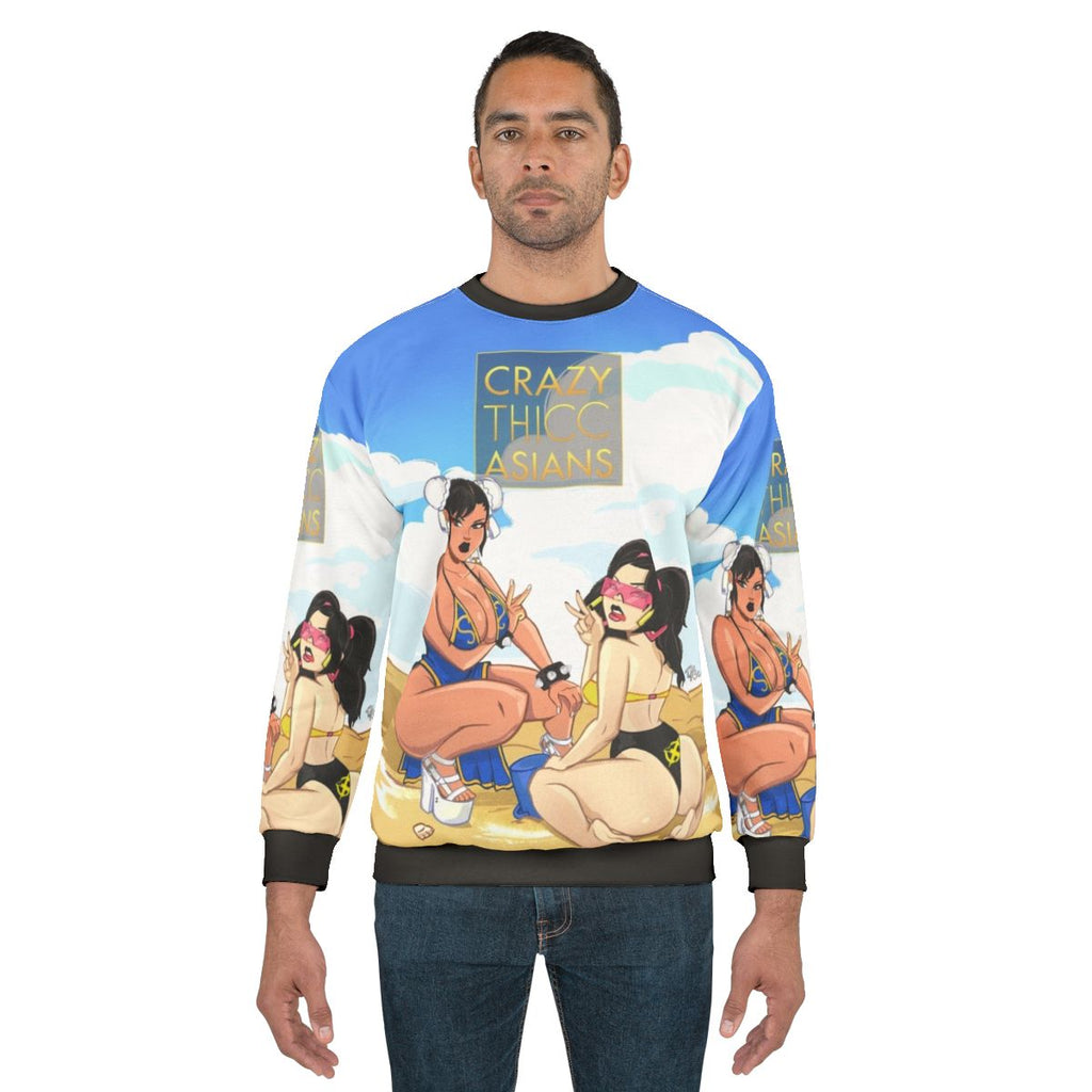 Crazy Thicc Oversized Graphic Sweatshirt