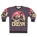 Cream Band Sweatshirt with 60s Music Inspired Design