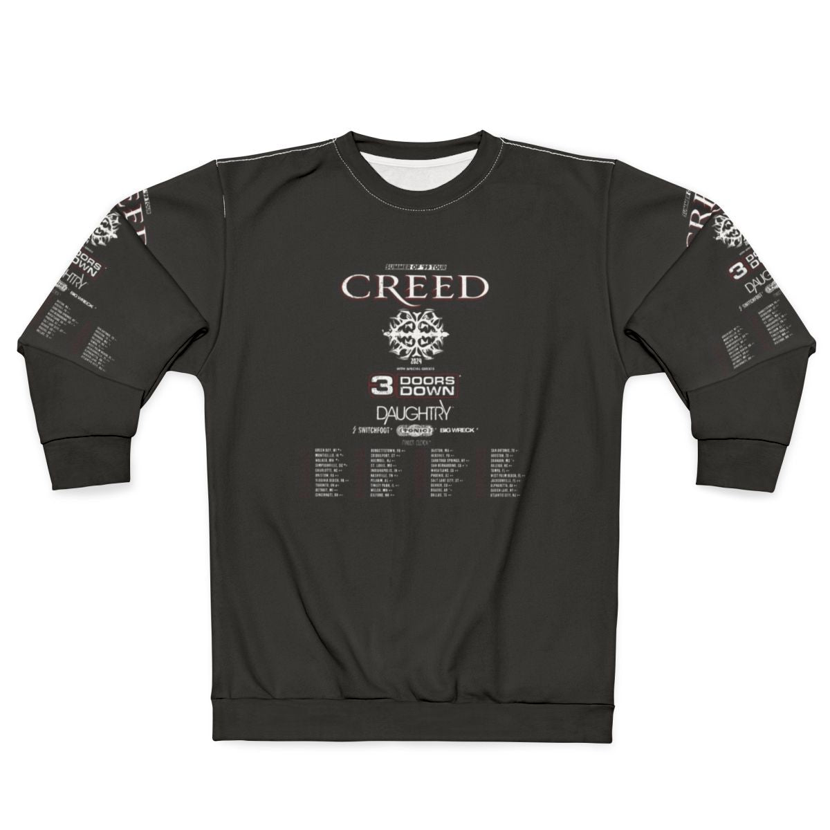 Creed 2024 Tour Summer Sweatshirt