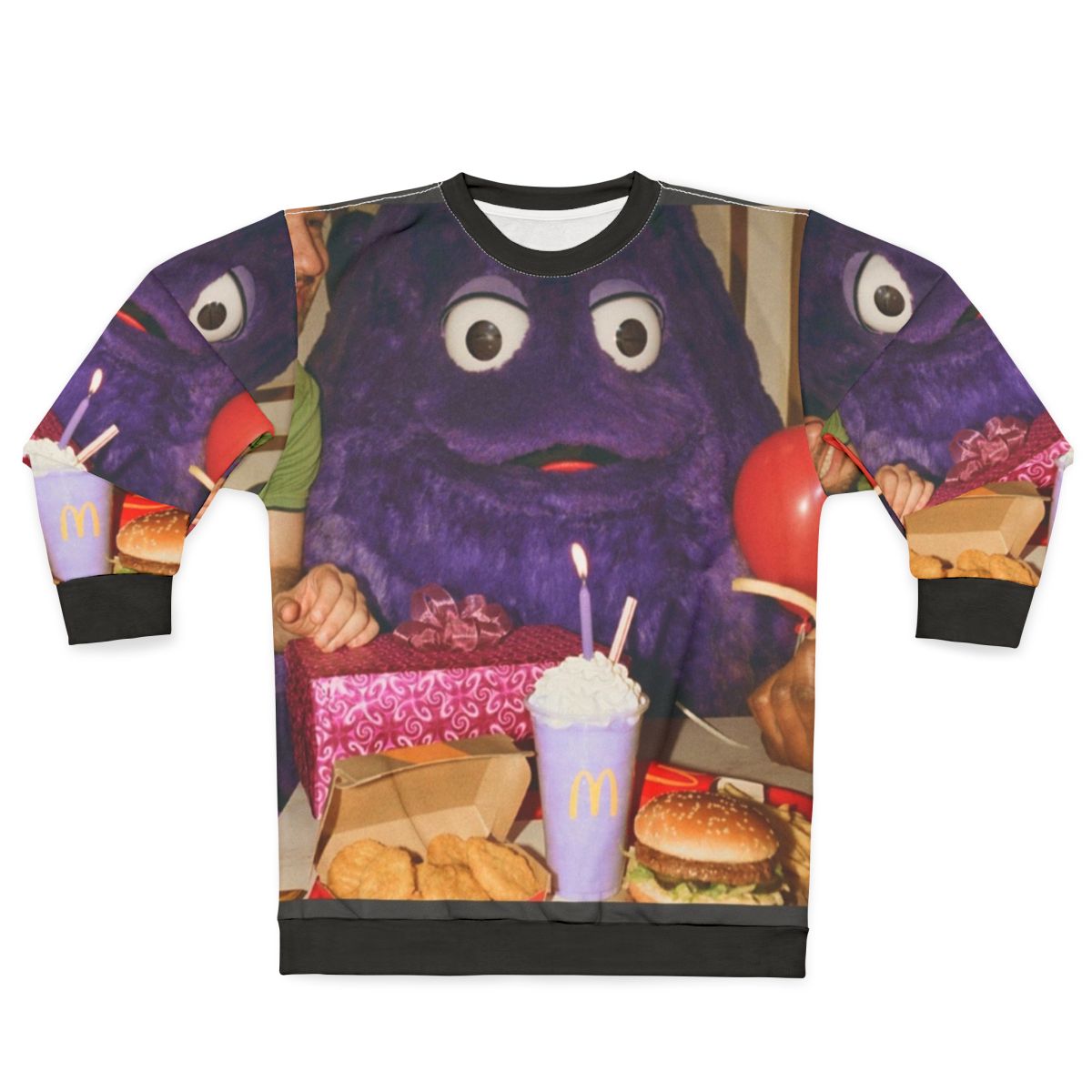 Creepy Grimace Birthday Sweatshirt