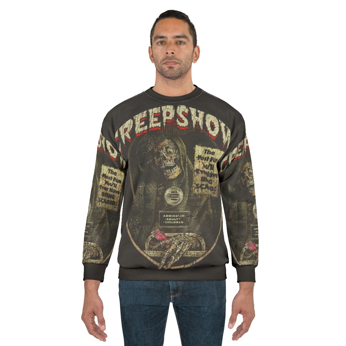 Creepshow 1982 horror movie themed sweatshirt