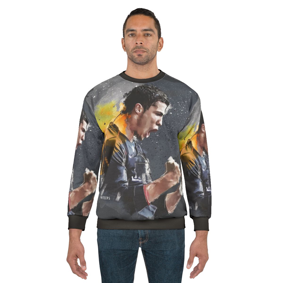 Cristiano Ronaldo Painting Graphic Sweatshirt