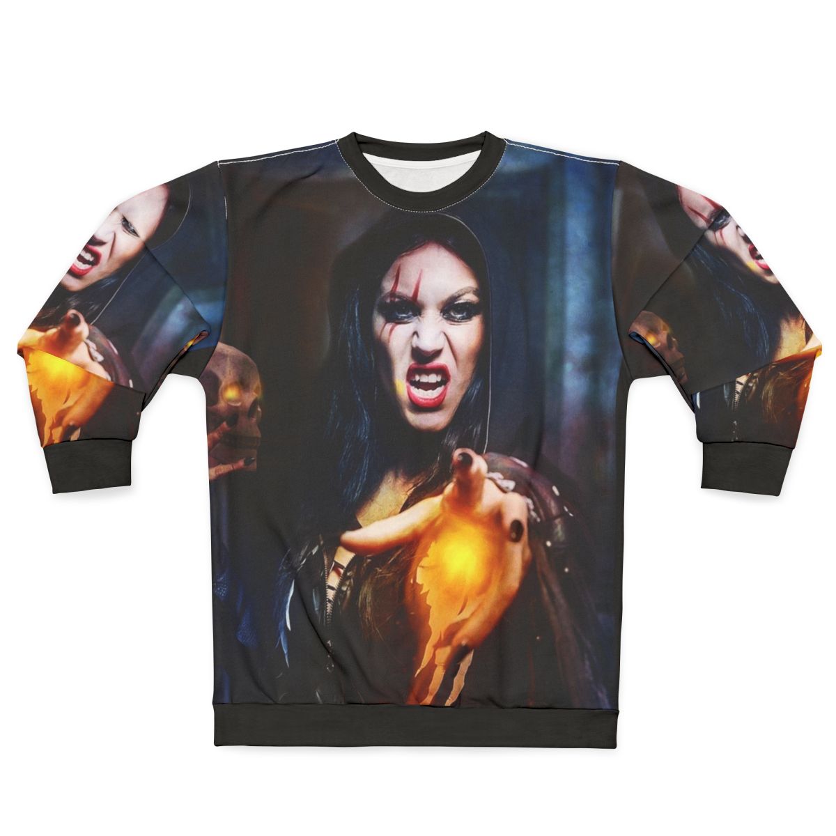 Cristina Scabbia Lacuna Coil Metal Band Sweatshirt
