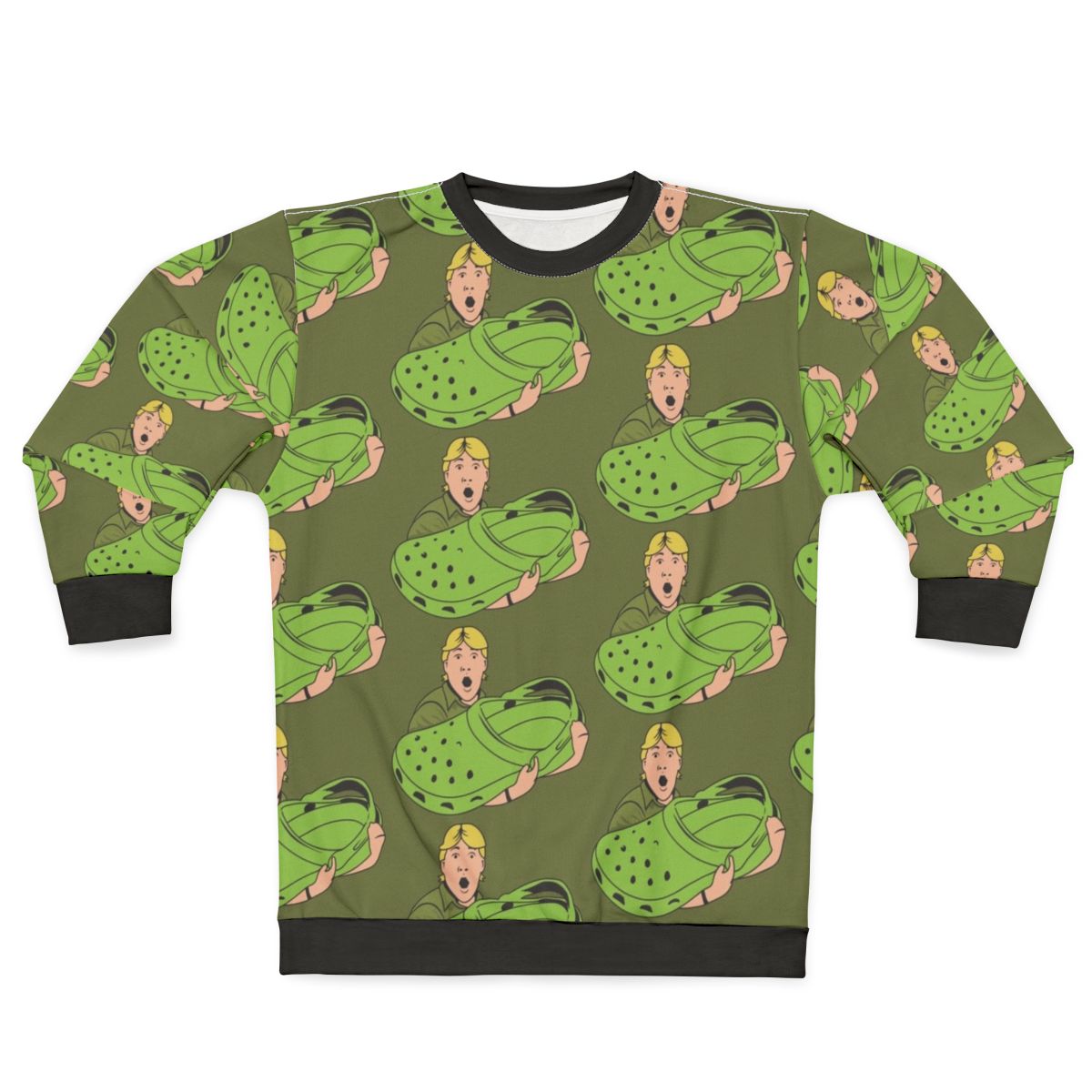 Croccy Sweatshirt, an Australian-inspired crocodile-themed apparel
