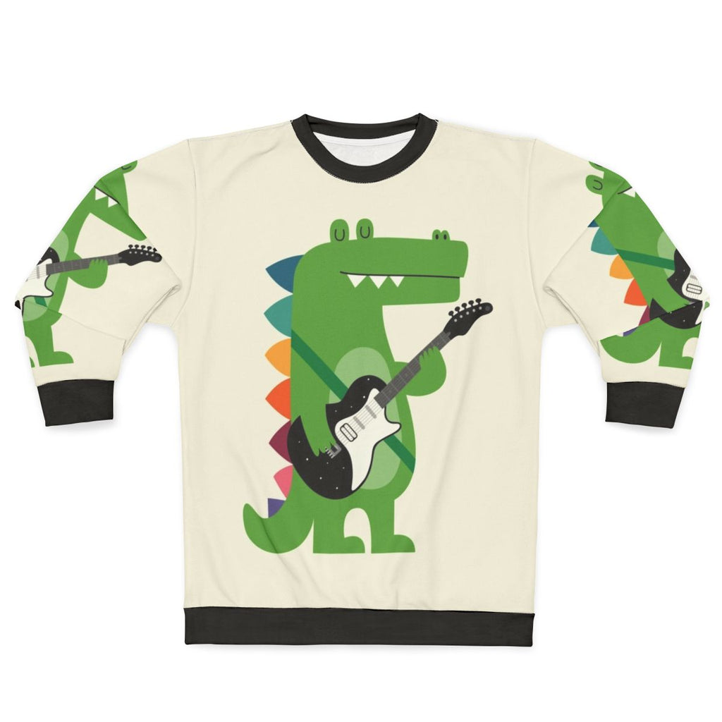 Croco Rock Sweatshirt - Punk Animal Rockstar Kids Clothes