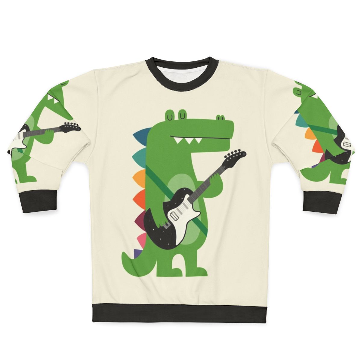 Croco Rock Sweatshirt - Punk Animal Rockstar Kids Clothes