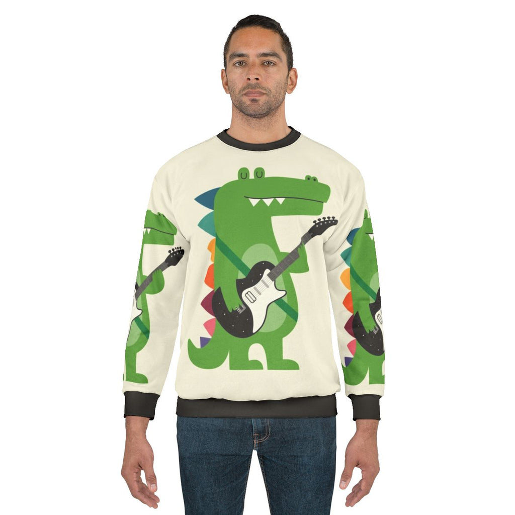 Croco Rock Sweatshirt - Punk Animal Rockstar Kids Clothes
