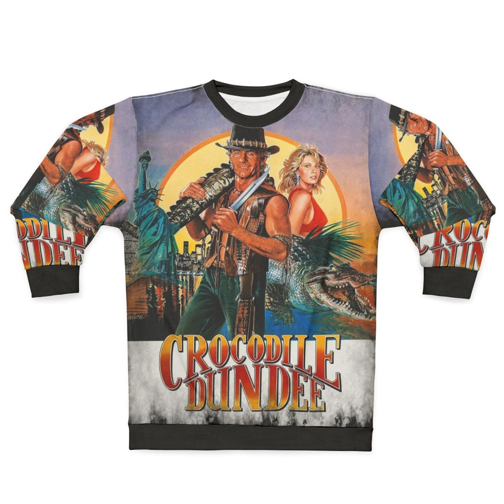Crocodile Dundee Sweatshirt with Movie Character