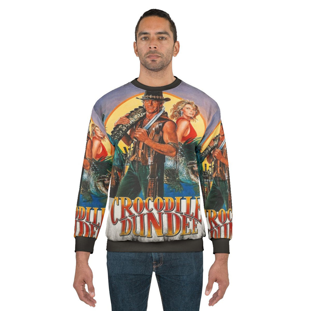 Crocodile Dundee Sweatshirt with Movie Character