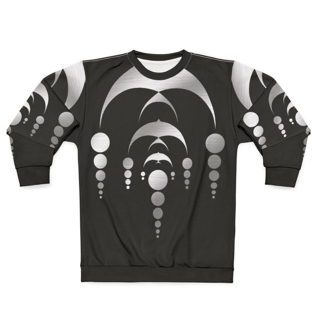 Crop Circle Sweatshirt with Alien, UFO and Ancient Geometry Design