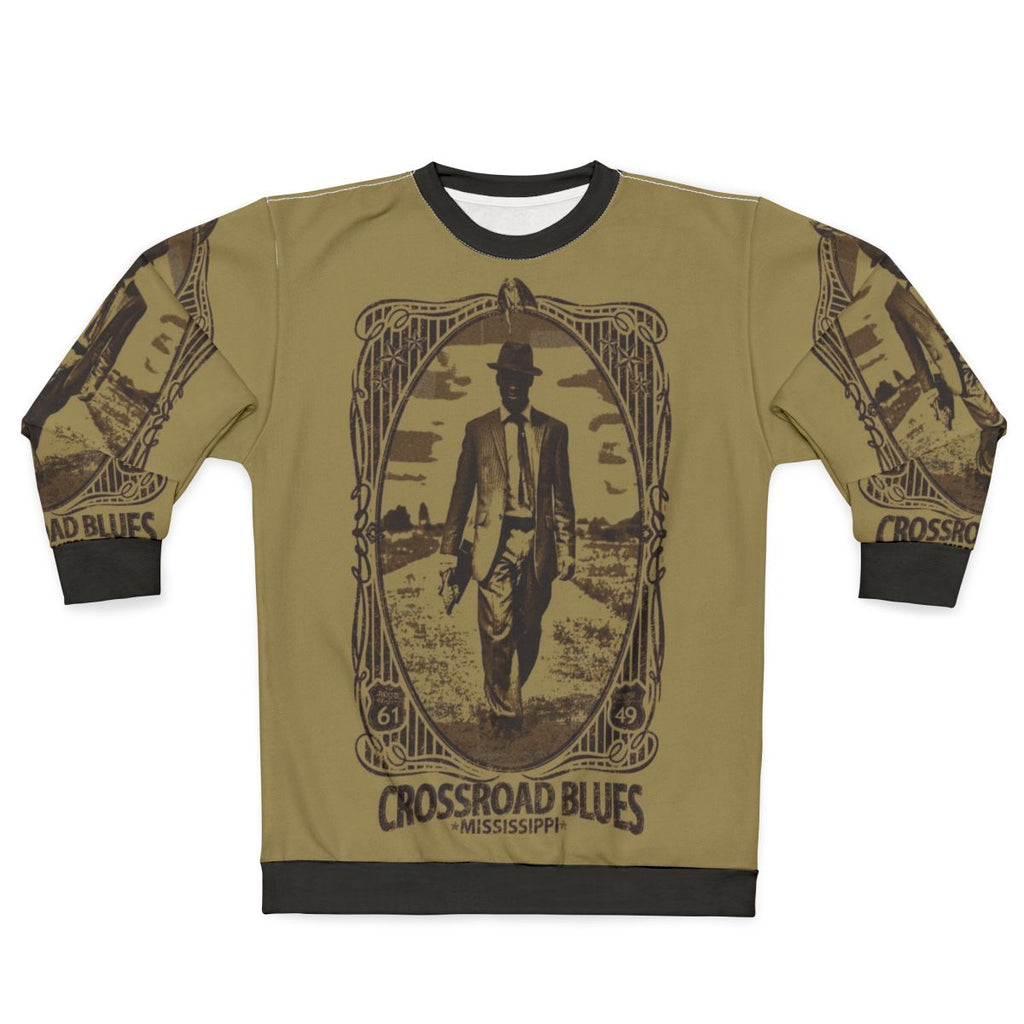 Crossroad Blues Sweatshirt - Inspired by Robert Johnson's Delta Blues