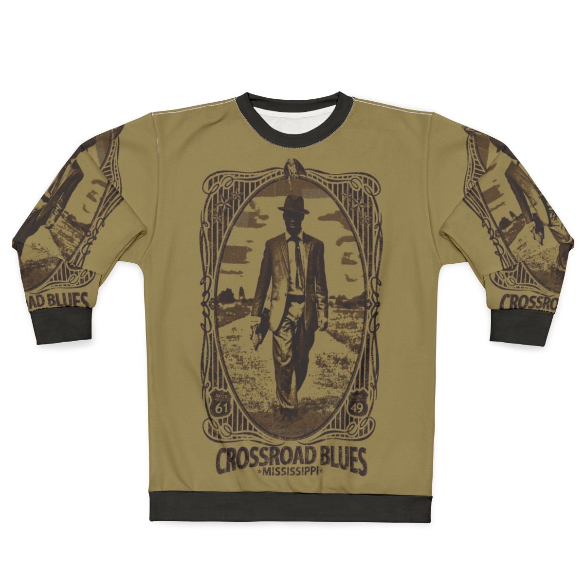 Crossroad Blues Sweatshirt - Inspired by Robert Johnson's Delta Blues