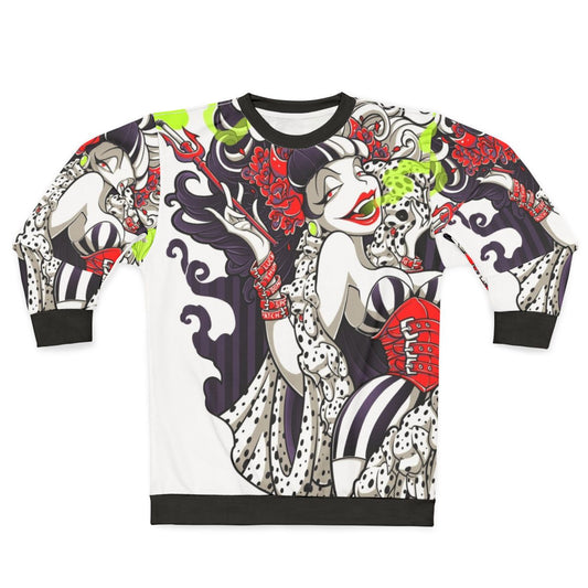 Cruella de Vil inspired Crudella D Mon Sweatshirt