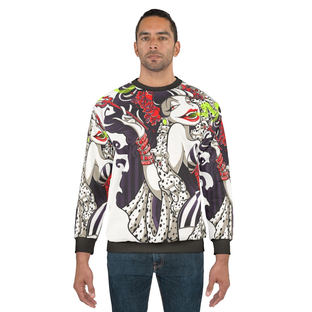 Cruella de Vil inspired Crudella D Mon Sweatshirt