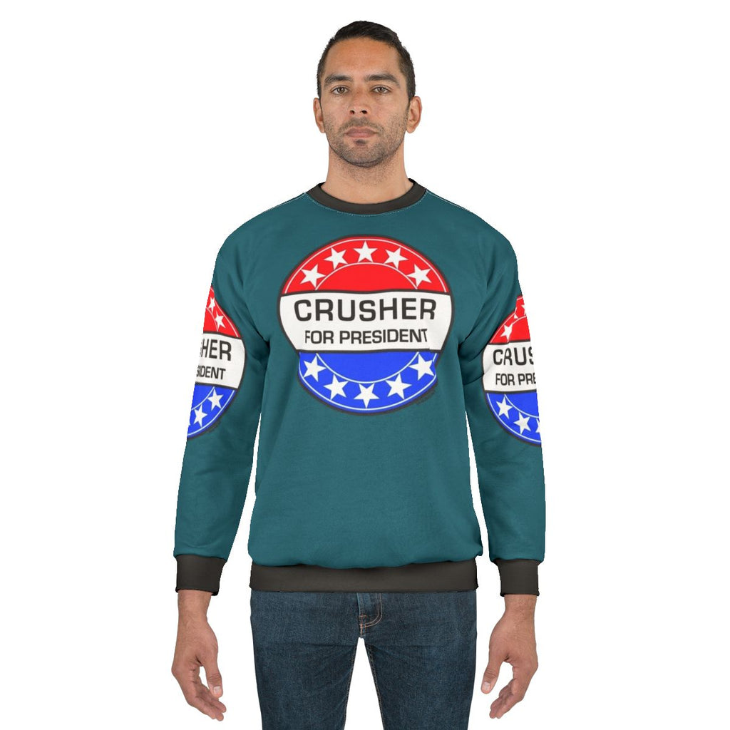 Sci-Fi Presidential Election Crusher Sweatshirt