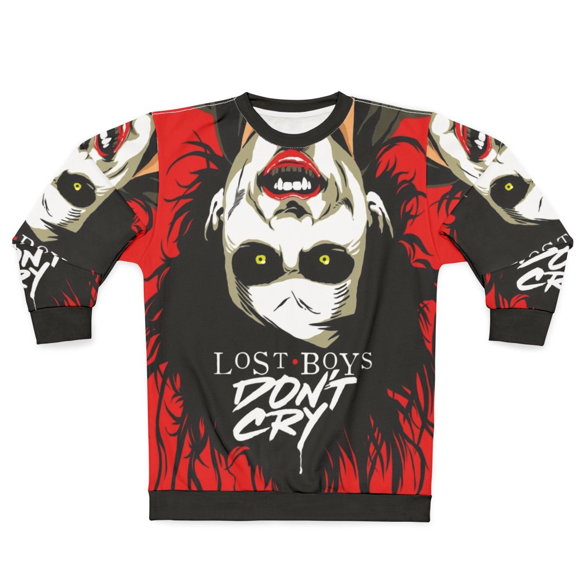 Cry Boys Dark Gothic Horror Themed Sweatshirt