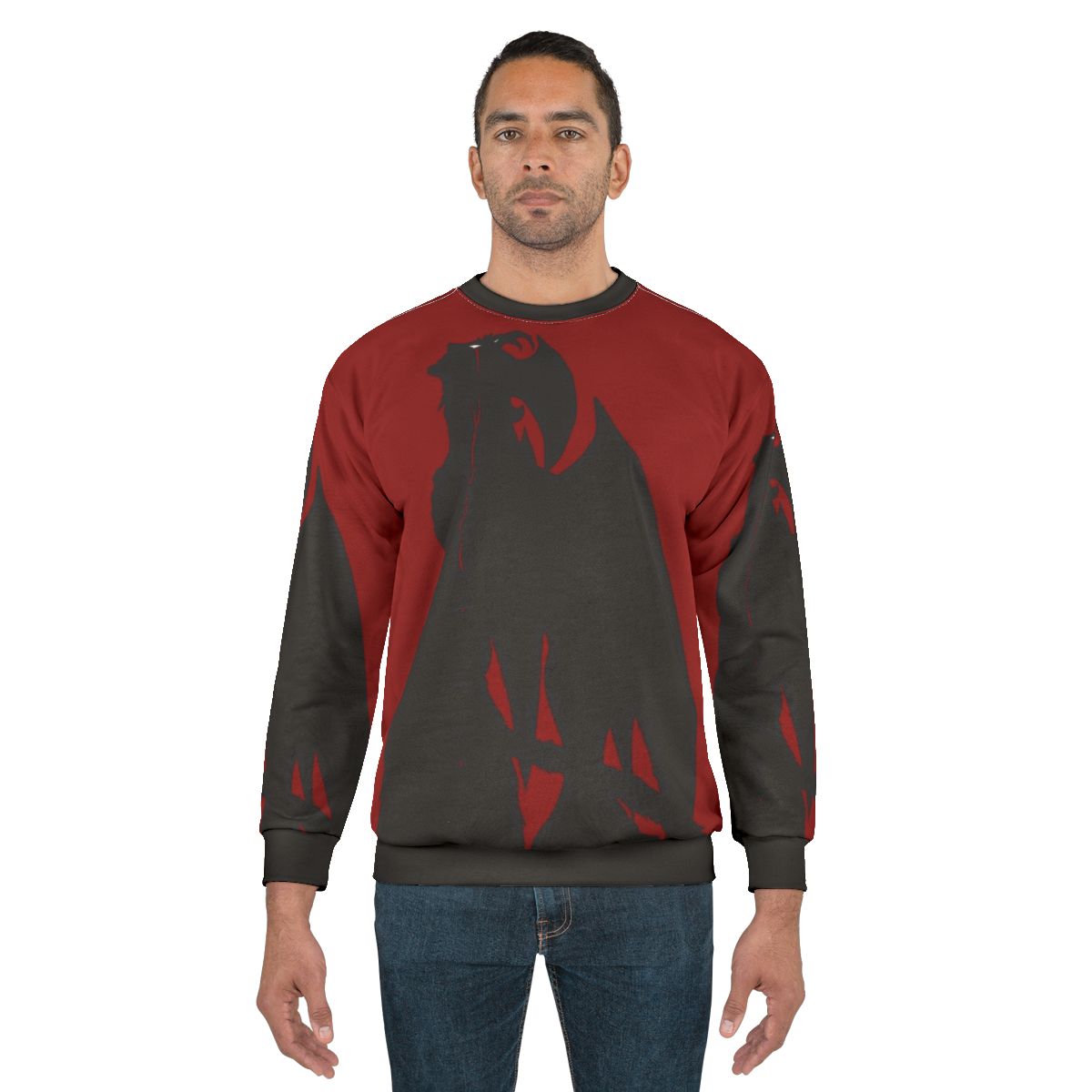 Devilman Crybaby Anime Sweatshirt featuring Akira Fudo
