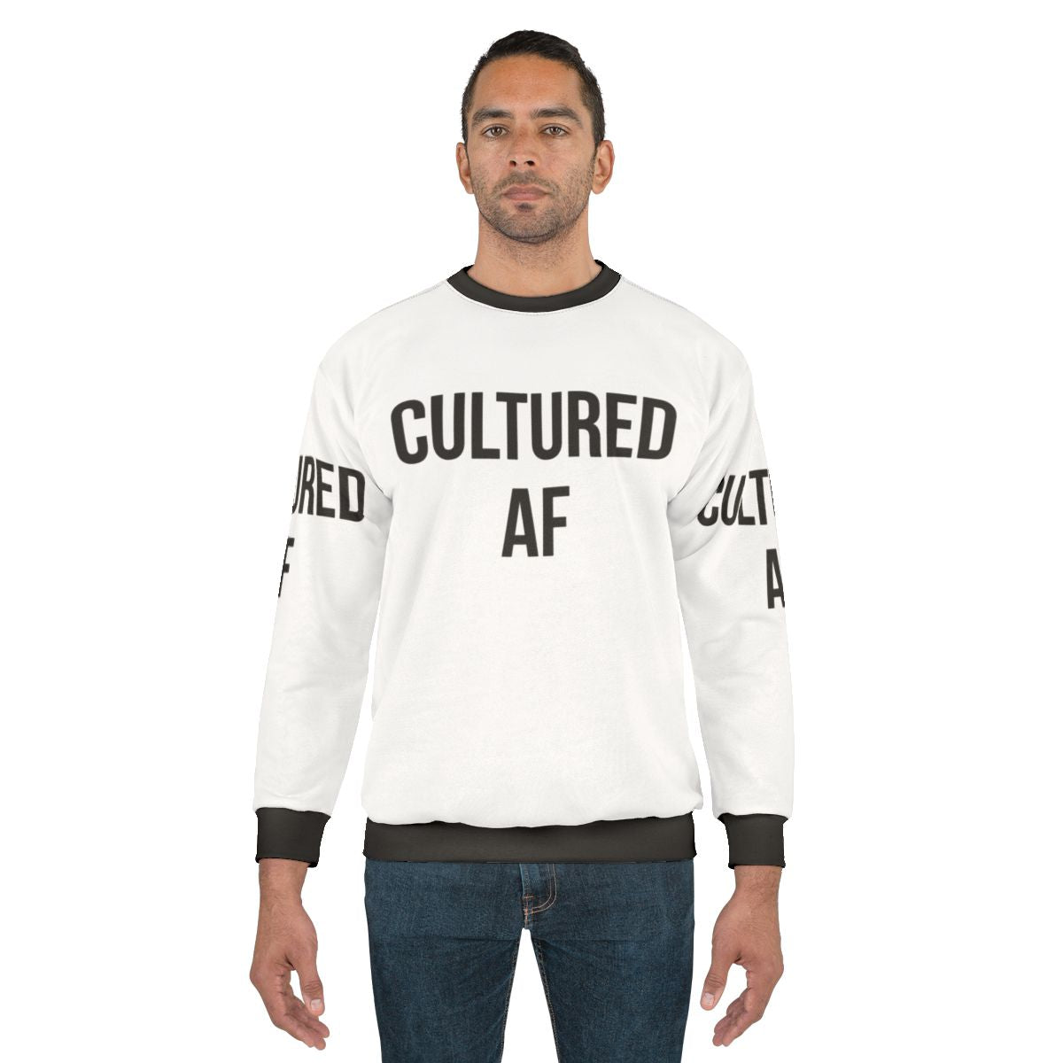 Cultured AF Sweatshirt for Urban Fashion and Hipster Style