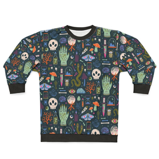 Curiosities Sweatshirt with Cabinet of Curiosities Design