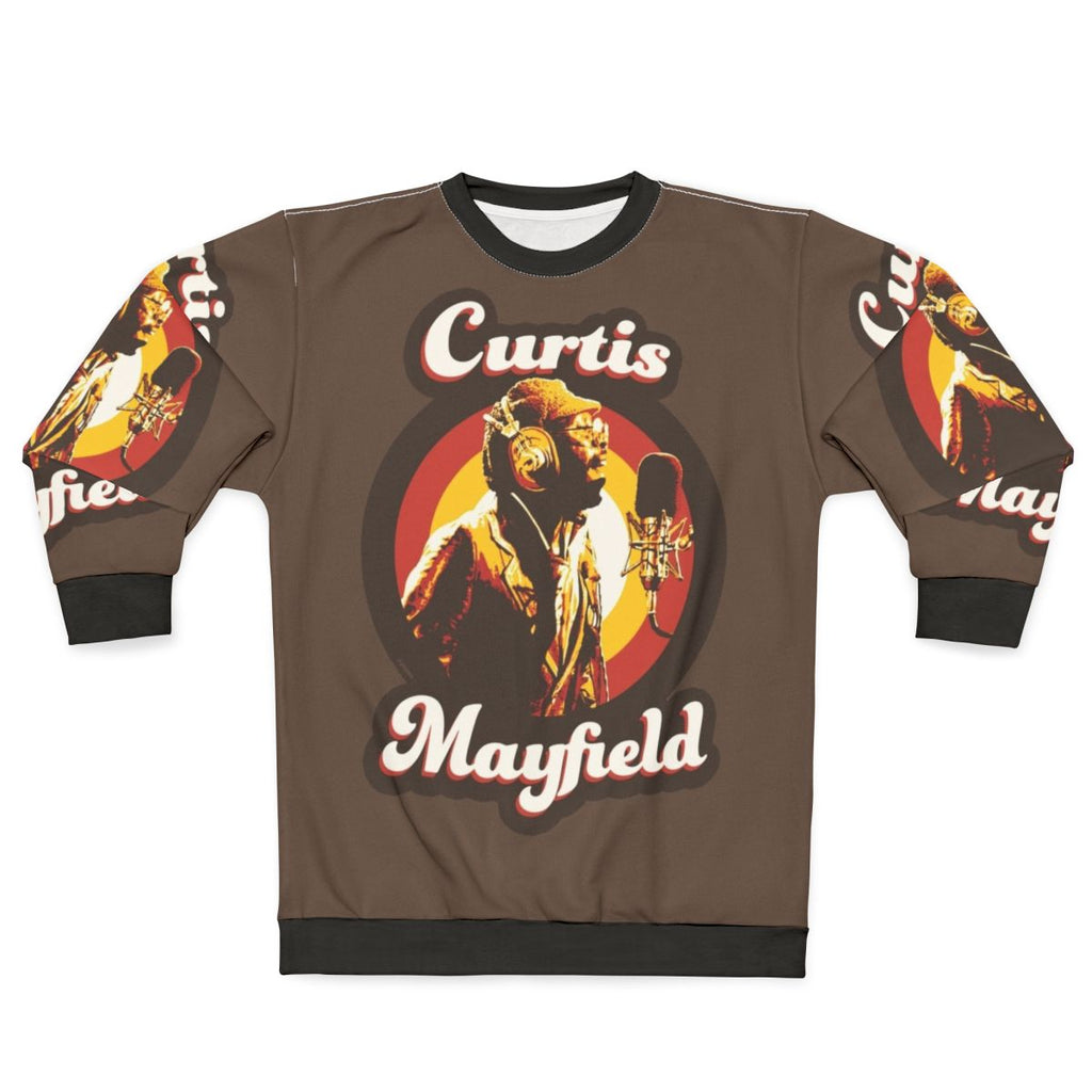 Vintage Curtis Mayfield 70s Funky Soul Sweatshirt