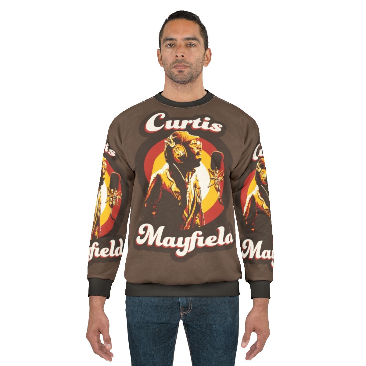 Vintage Curtis Mayfield 70s Funky Soul Sweatshirt
