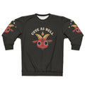 Cute As Hell Unisex Sweatshirt with Retro Demon Graphic